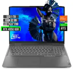 Falabella Loq Amd Ryzen 7-7840hs Rtx 4050 6gb Ssd 1tb Ram 32gb Led 15,6 Fhd 165hz oferta