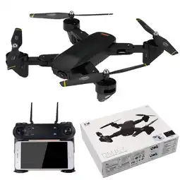 Falabella Drone Plegable Wifi Hd Dm107s Doble Camara Batería Negro oferta
