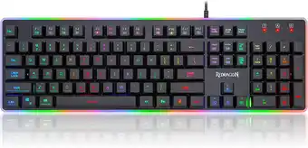 Falabella Teclado Gamer K509 Dyaus Rgb Retroilum - Membrana oferta