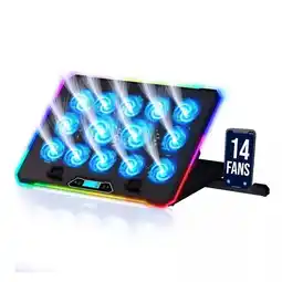 Falabella Base Refrigerante Gamer Portatil Pc Con 14 Ventiladores Rgb oferta