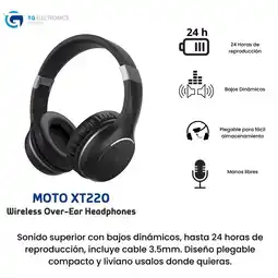 Falabella Audifono Diadema Xt220 Hasta 24 Hrs De Música Color Negro oferta