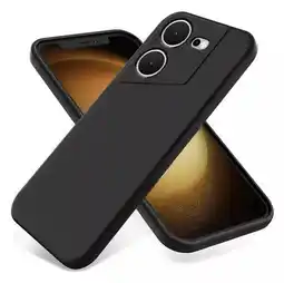 Falabella Forro Funda Negra Para Tecno Pova 5 + Vidrio Templado Pantalla oferta