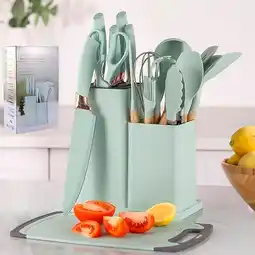 Falabella Utensilios De Cocina En Silicona 19 Pzas Verde oferta
