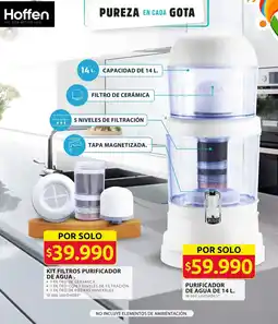 Ara PURIFICADOR DE AGUA DE 14L oferta