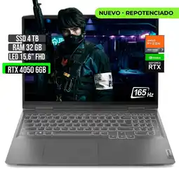 Falabella Loq Amd Ryzen 7-7840hs Rtx 4050 6gb Ssd 4tb Ram 32gb Led 15,6 Fhd 165hz oferta