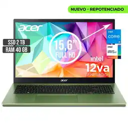 Falabella Portatil Aspire Intel Core I5-1235u Ssd 2tb Ram 40gb Led 15,6 Fhd oferta