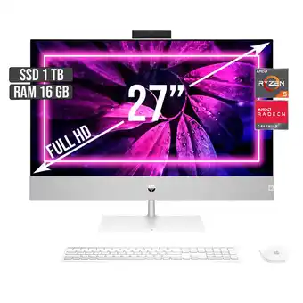 Falabella Todo En Uno Amd Ryzen 5-5500u Ssd 1tb Ram 16gb Led 27 Full Hd oferta