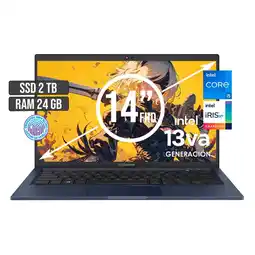 Falabella Portatil Intel Core I5-1235u Ssd 2tb Ram 24gb Led 16 Full Hd oferta