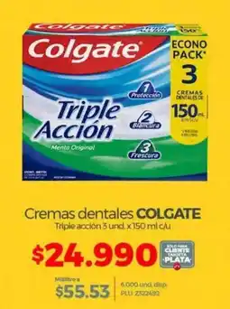 Olímpica Cremas dentales COLGATE oferta
