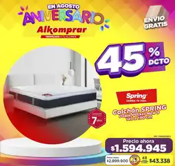 Alkomprar Colchón Spring oferta