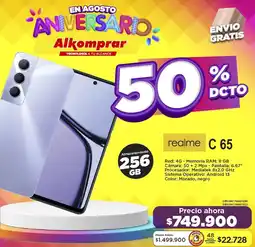 Alkomprar Realme C65 oferta