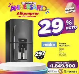 Alkomprar Mabe nevera oferta