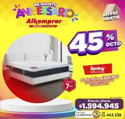 Alkomprar Colchón SPRING oferta