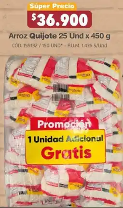 Makro Arroz Quijote oferta