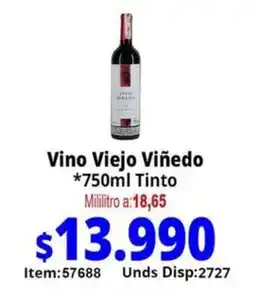 Mercamio Vino Viejo Viñedo oferta