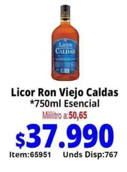Mercamio Licor Ron Viejo Caldas oferta