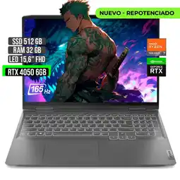 Falabella Loq Amd Ryzen 7-7840hs Rtx 4050 6gb Ssd 512gb Ram 32gb Led 15,6 Fhd 165hz oferta