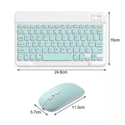 Falabella Teclado Bluetooth Kit Mouse Y Teclado Nuevo Morado oferta