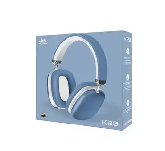 Falabella Audífonos Diadema K20 Inalámbricos Con Micrófono Azul oferta