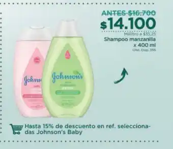 FarmaTodo Shampoo Manzanilla x 400ml oferta