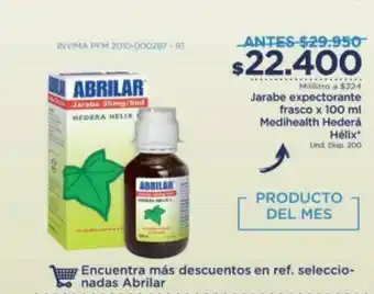 FarmaTodo Jarabe Expectorante Frasco x 100ml Medihealth Hedera Helix oferta