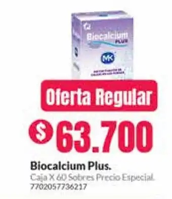Droguería Alemana Biocalcium Plus oferta