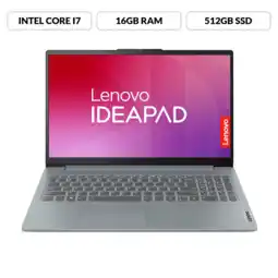 Falabella Portátil Ideapad Slim 3 | Intel Core i7 Serie H | 16GB de RAM | 512GB SSD de Almacenamiento | Windows 11 | Pantalla 15.6 pulg oferta
