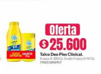 Talco Deo Pies Clinical