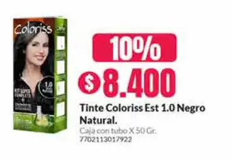 Tinte Coloriss Est 1.0 Negro Natural