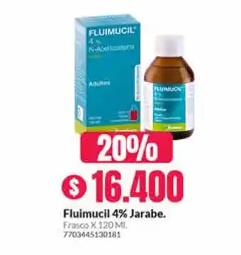Droguería Alemana Fluimucil 4% Jarabe oferta
