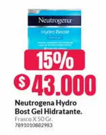 Droguería Alemana Neutrogena Hydro Bost Gel Hidratante oferta