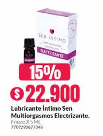 Lubricante Intimo Sen Multiorgasmos Electrizante