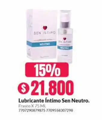 Droguería Alemana Lubricante Intimo Sen Neutro oferta