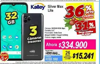 Alkomprar Celulares silver max lite kalley oferta