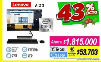 Alkomprar Computador lenovo oferta