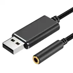 Falabella Tarjeta de audio sonido y micrófono externa USB a jack 35mm oferta