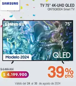 Alkosto SAMSUNG TV 75" 4K-UHD QLED oferta
