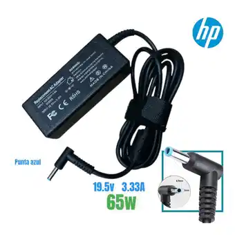 Falabella Cargador Para PC portátil Computador HP Punta Azul ( 19.5 V - 3.33a) oferta