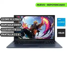 Falabella Portatil Vivobook 15 CORE I5 1235U Ram 24GB Ssd 1TB 15.6 FHD QUIET BLUE COLOR X1504ZA oferta