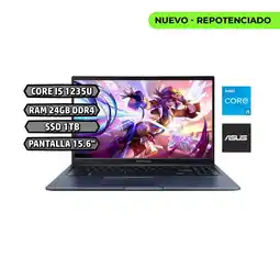 Falabella Portatil Vivobook 15 CORE I5 1235U Ram 24GB Ssd 1TB 15.6 FHD QUIET BLUE COLOR X1504ZA oferta