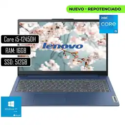 Falabella Portatil IdeaPad slim 3 Intel Core i5-12450H Ram 16Gb SSD 512Gb Win11 Home 15.6 oferta