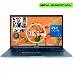 Falabella PORTATIL INTEL CORE i5-1240P SSD 1TB RAM 24GB LED 156 FHD oferta