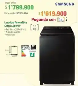 Jumbo Samsung - lavadora automática carga superior oferta