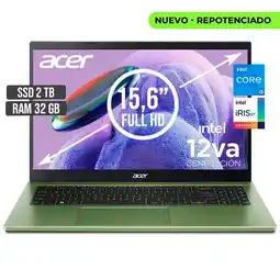Falabella PORTATIL ASPIRE INTEL CORE I5-1235U SSD 2TB RAM 32GB LED 15,6 FHD oferta