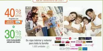 Jumbo Ropa interior para toda la famila oferta