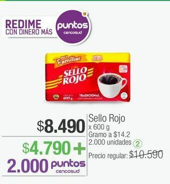 Jumbo Café sello rojo oferta