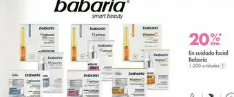 Metro En cuidado facial babaria -20% oferta