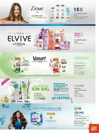 Metro Tratamiento para el cabello dove oferta