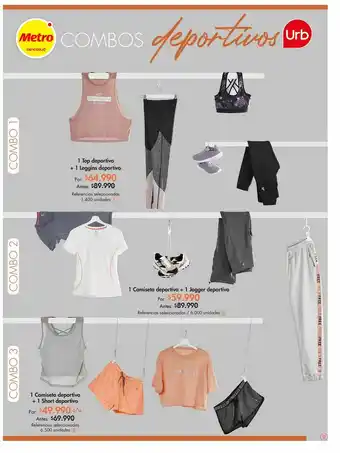 Metro Ropa deportiva oferta