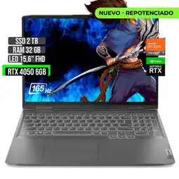 Falabella LOQ AMD RYZEN 7-7840HS RTX 4050 6GB SSD 2TB RAM 32GB LED 15,6 FHD 165Hz oferta